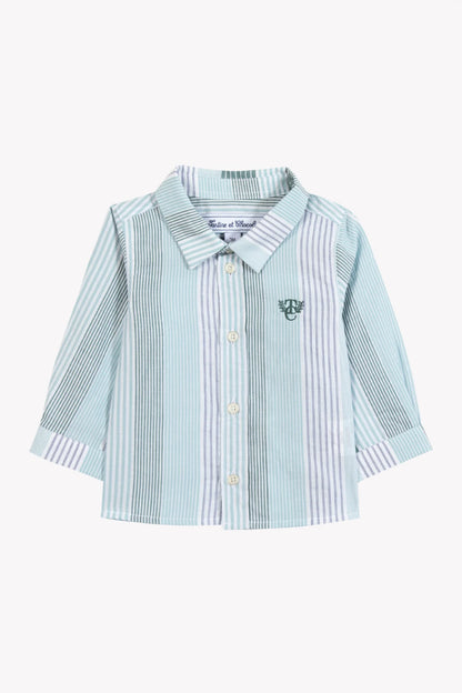 Tartine Boy's LS Striped Button Up