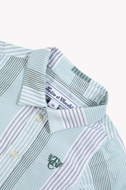 Tartine Boy's LS Striped Button Up