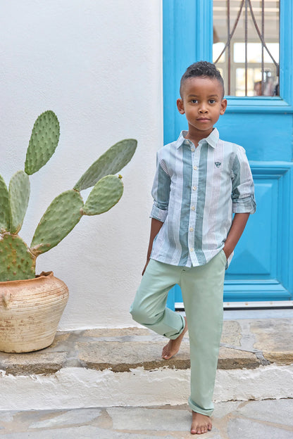 Tartine LS Striped Button Up