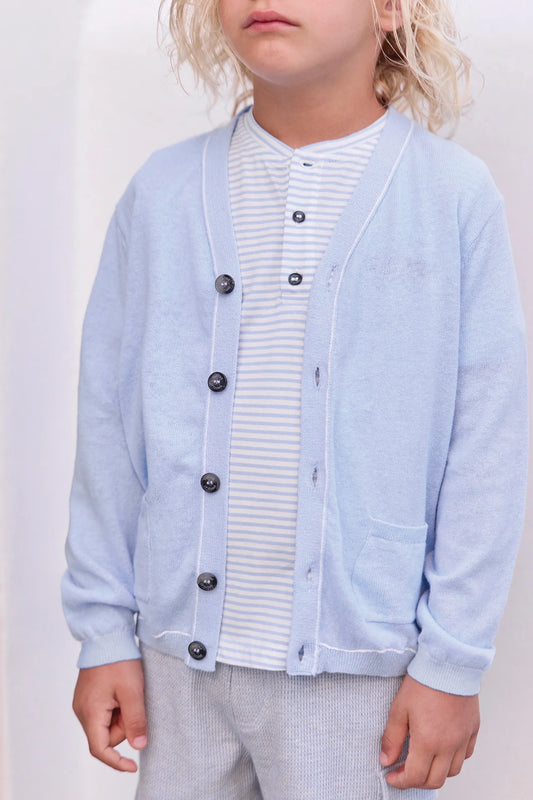 Tartine Border Outline Cardigan