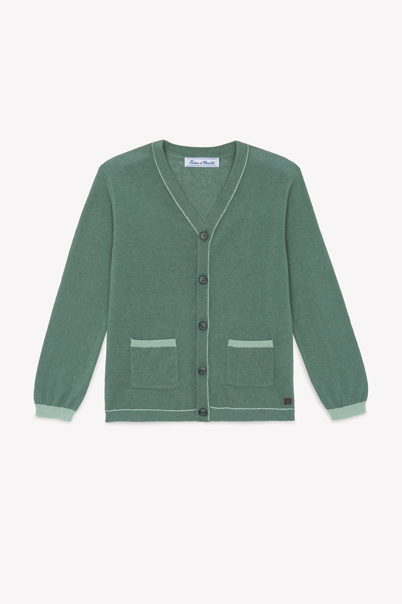Tartine Border Outline Cardigan