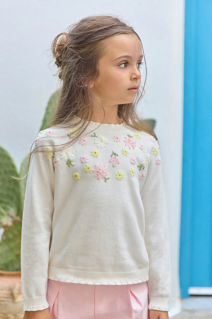 Tartine Flower Detail Sweater