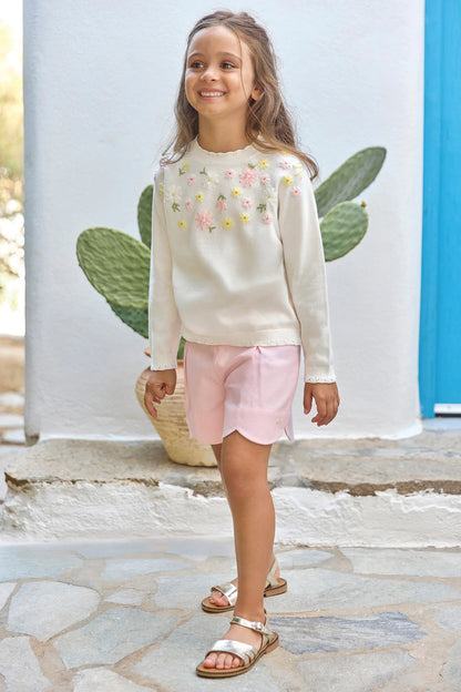 Tartine Flower Detail Sweater