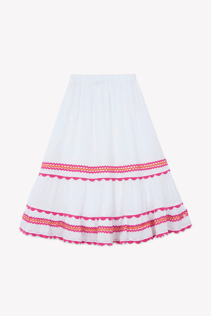 Tartine Embroidered Ruffles Skirt