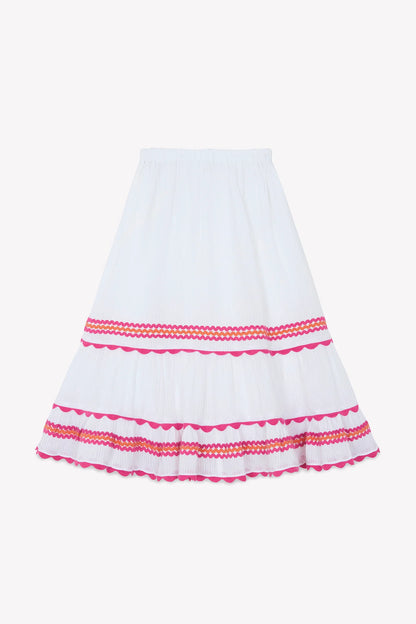 Tartine Embroidered Ruffles Skirt