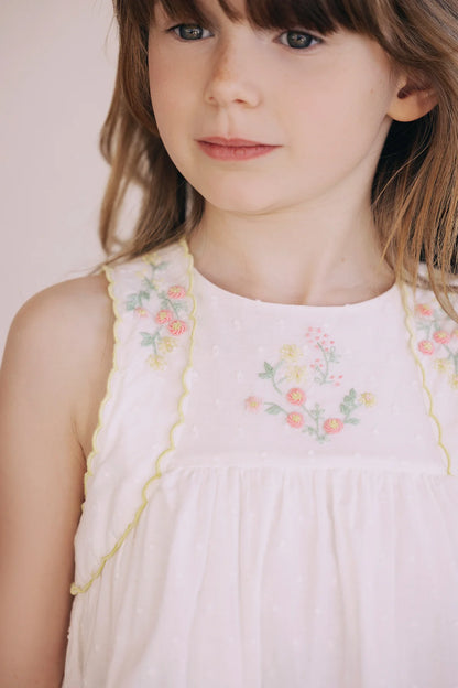 Tartine Sleeveless Embro Detail Dress