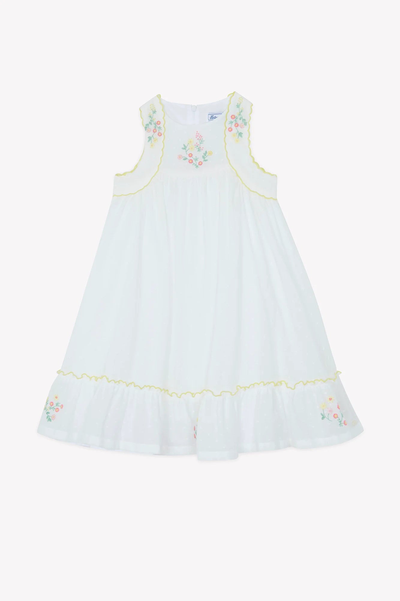 Tartine Baby Sleeveless Floral Embroidered Dress