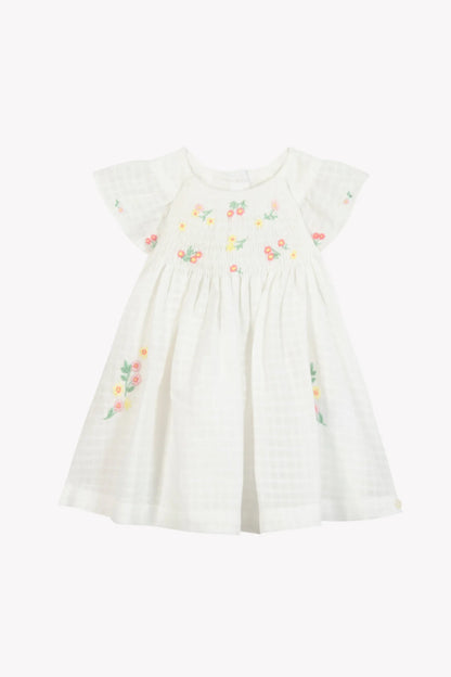 Tartine Baby Sleeveless Floral Embroidered Dress