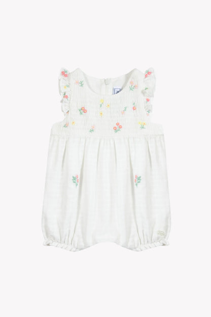 Tartine Floral Embroidery Romper