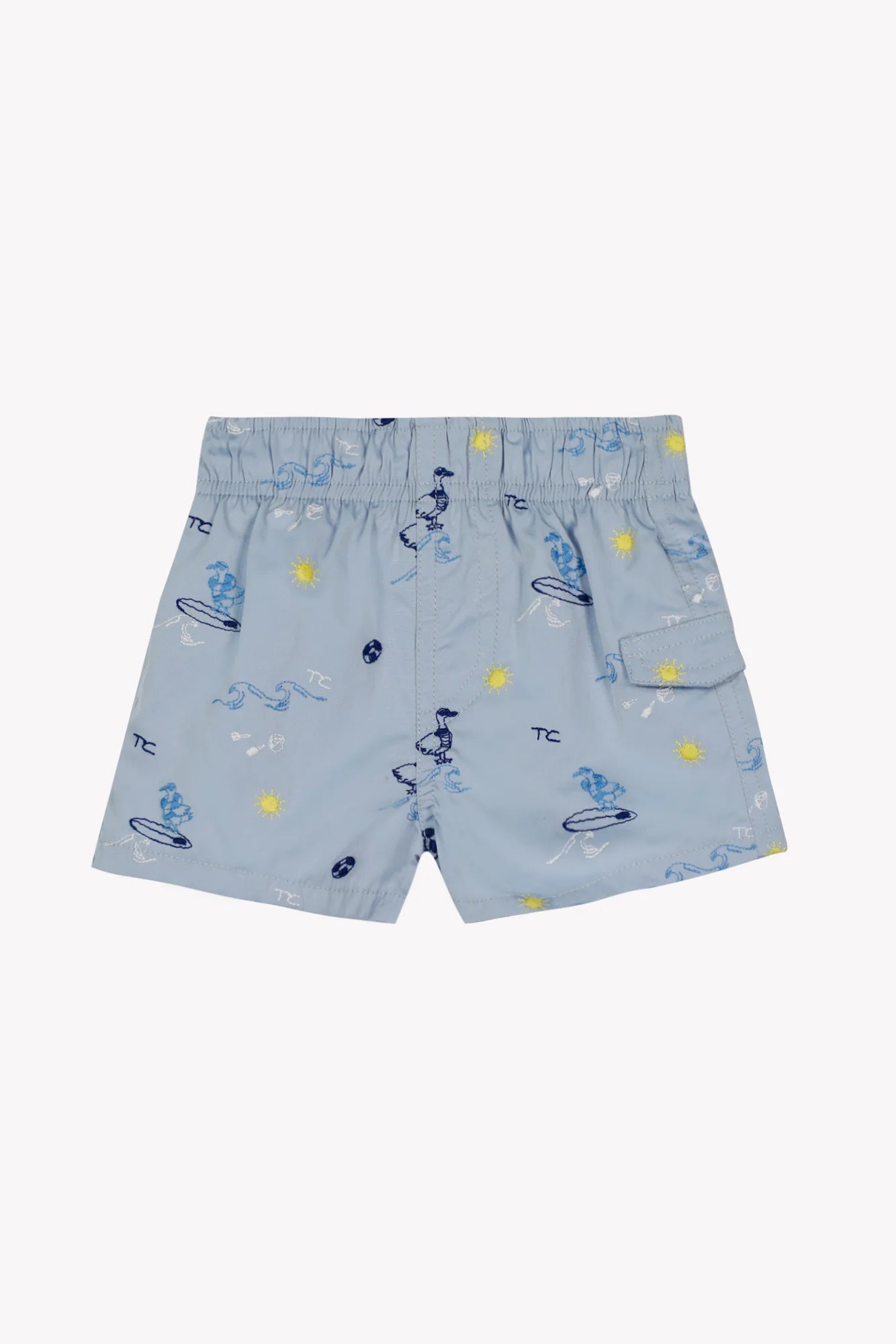 Tartine Boy's Beach Embroidery Swim Trunk