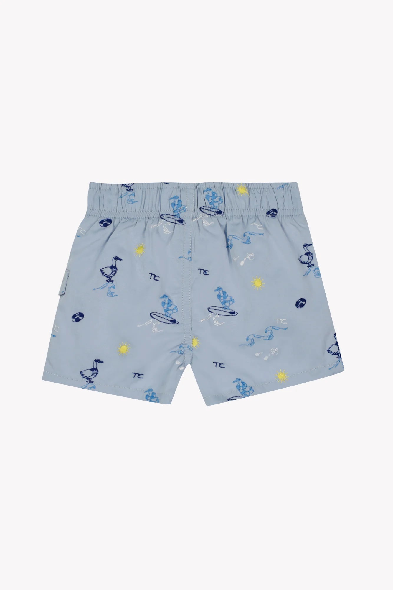 Tartine Boy's Beach Embroidery Swim Trunk