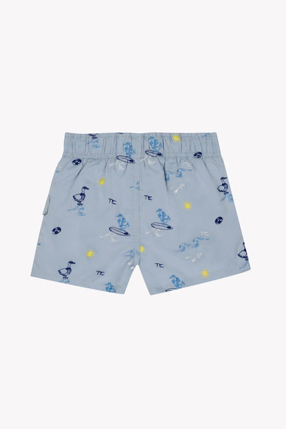 Tartine Boy's Beach Embroidery Swim Trunk