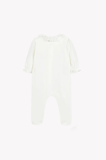 Tartine Floral Ribbon Embro Footie