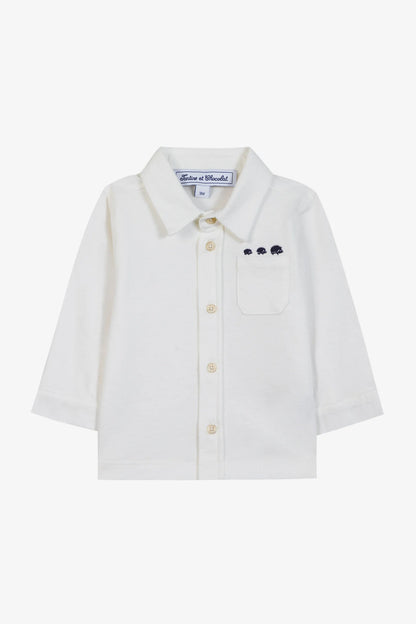 Tartine Boy's Logo Button Up Shirt