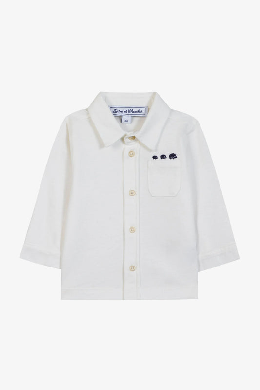 Tartine Boy's Logo Button Up Shirt