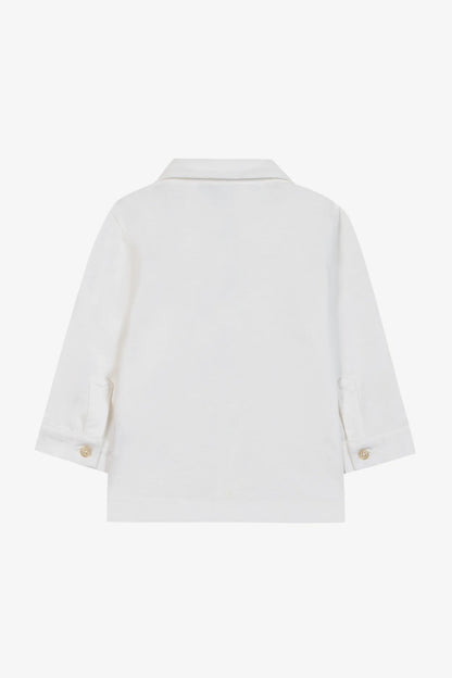 Tartine Boy's Logo Button Up Shirt