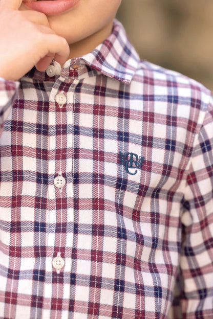 Tartine Plaid Flannel Button Up Shirt