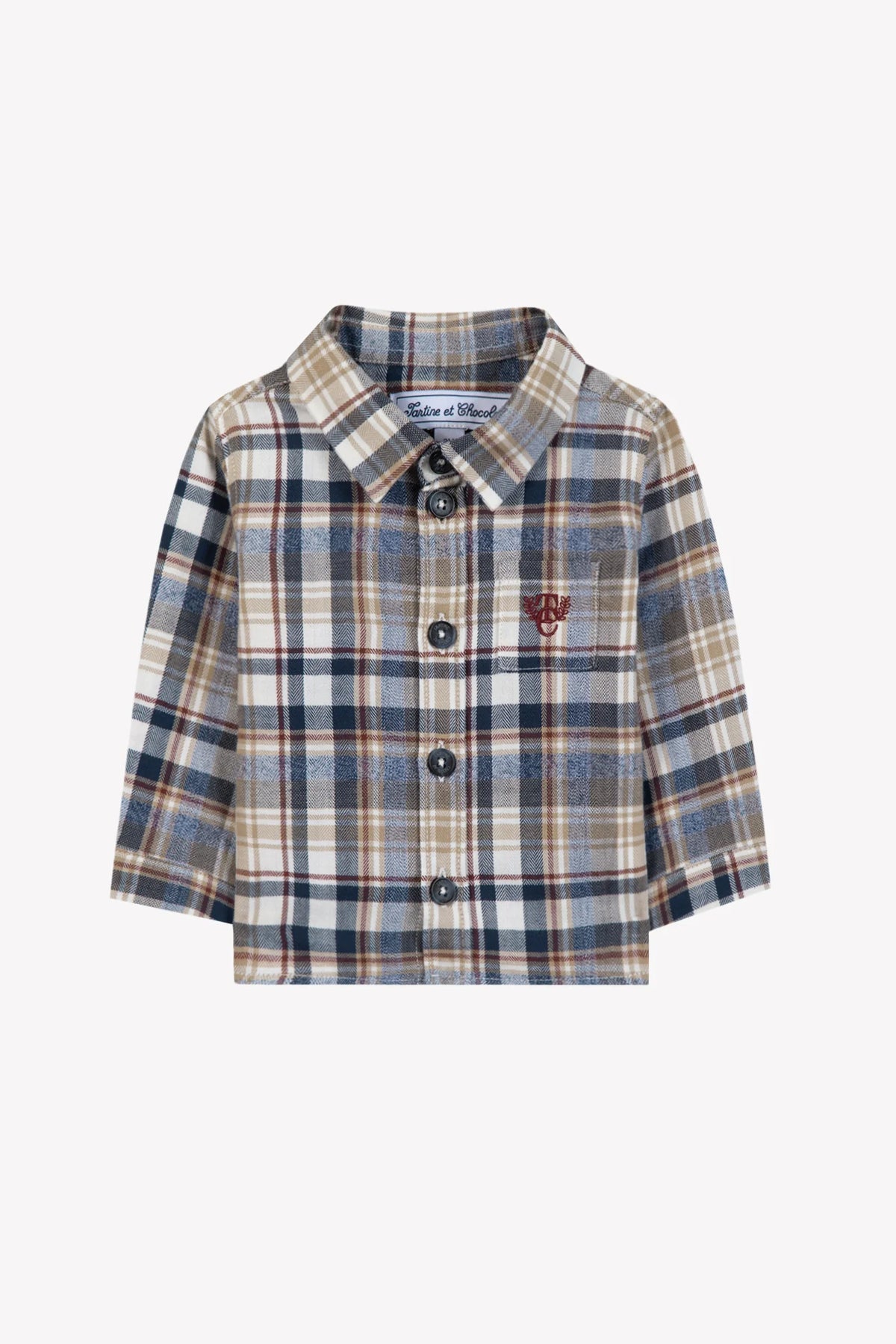 Tartine Plaid Flannel Button Up Shirt