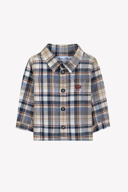 Tartine Plaid Flannel Button Up Shirt