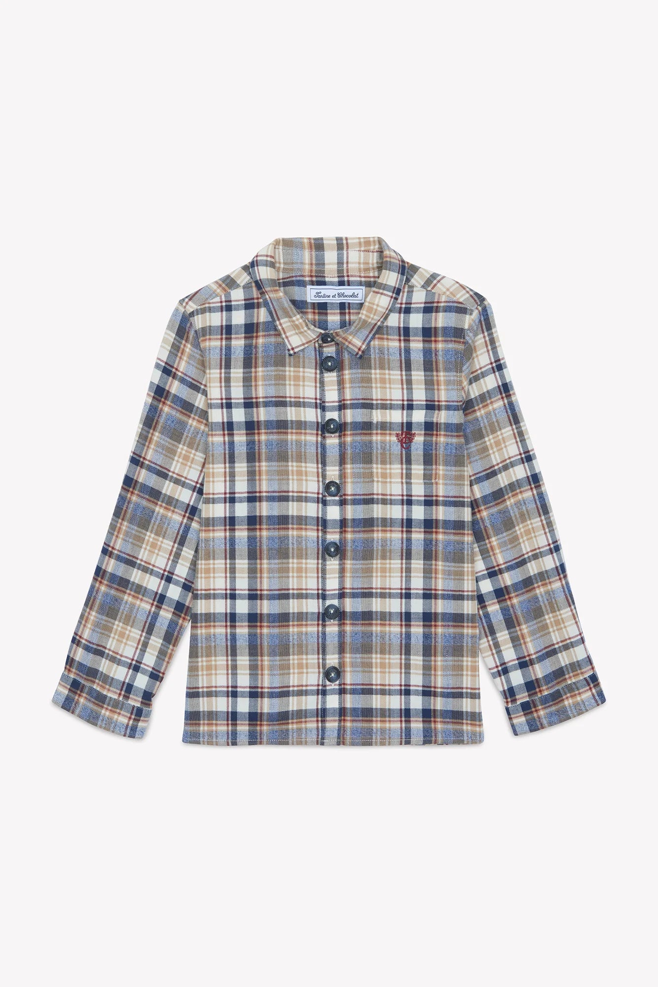 Tartine Plaid Flannel Button Up Shirt