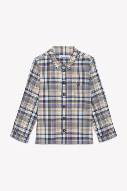 Tartine Plaid Flannel Button Up Shirt