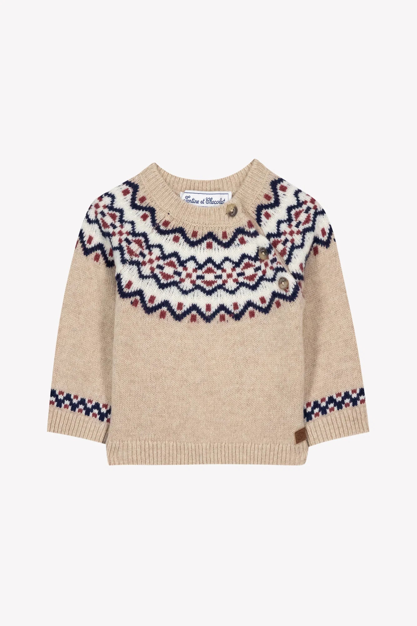 Tartine Boy's Pull Over Ski Sweater