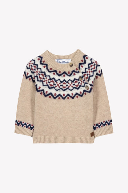 Tartine Boy's Pull Over Ski Sweater