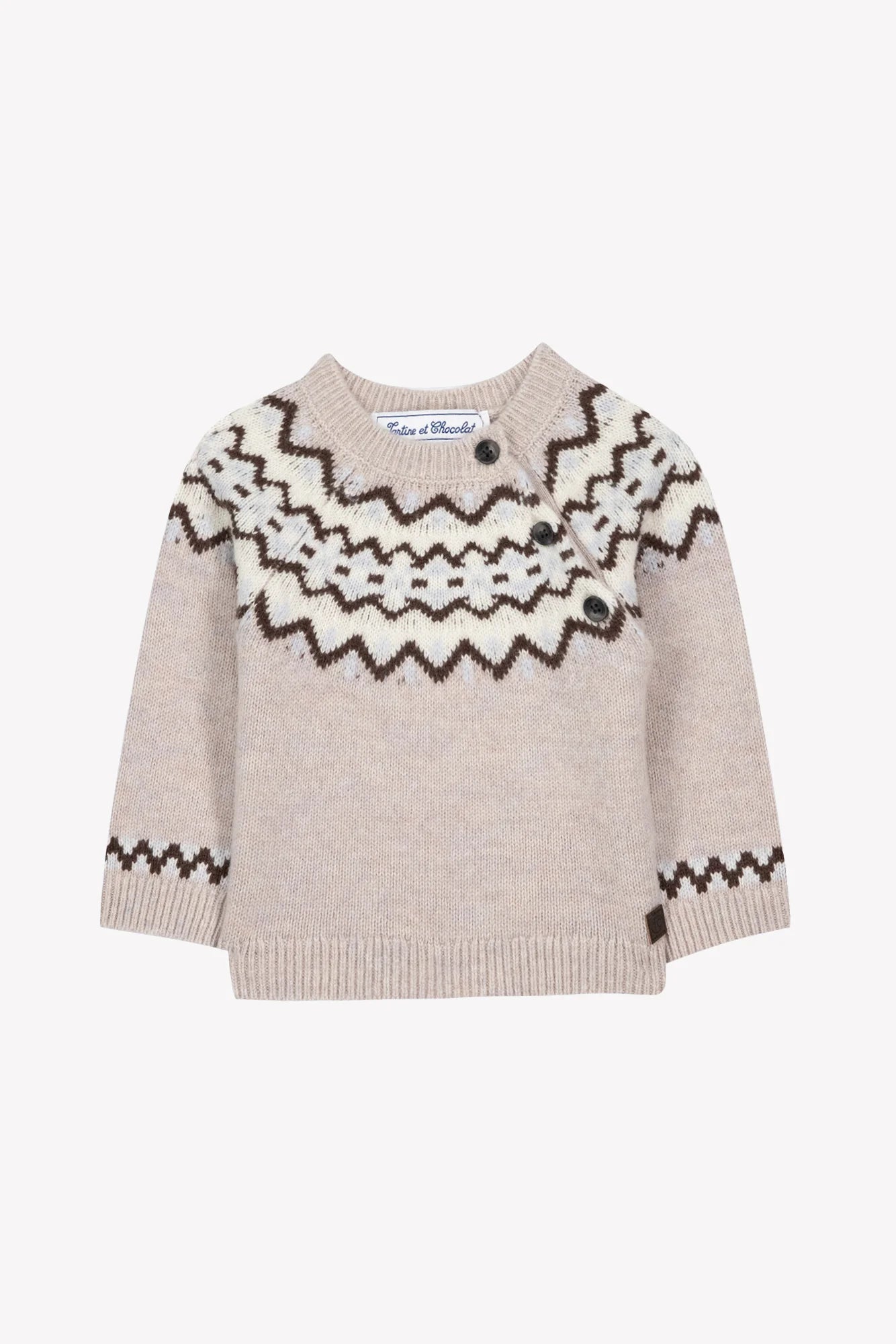 Tartine Boy's Pull Over Ski Sweater