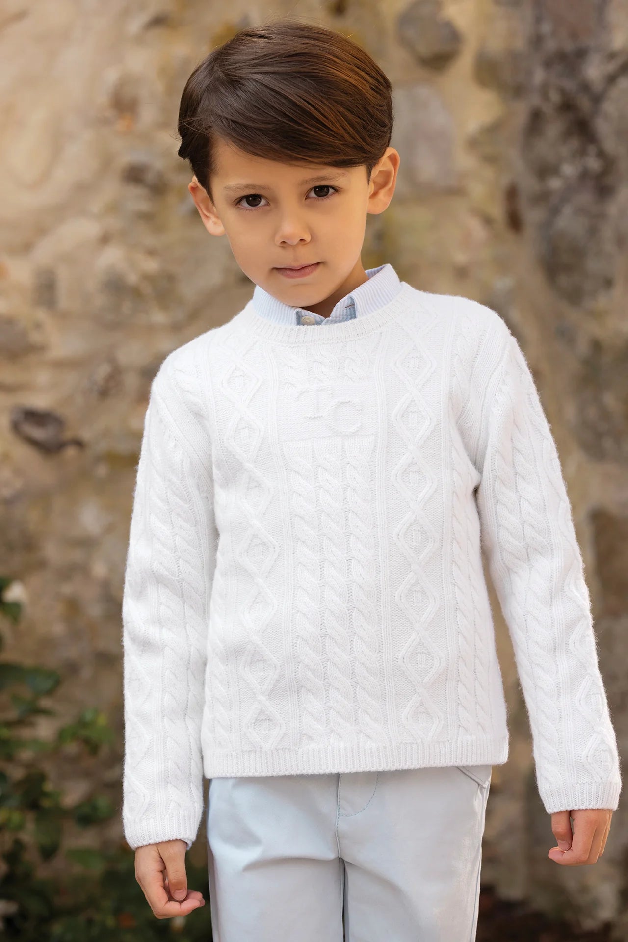 Tartine Embossed Logo Knitted Sweater