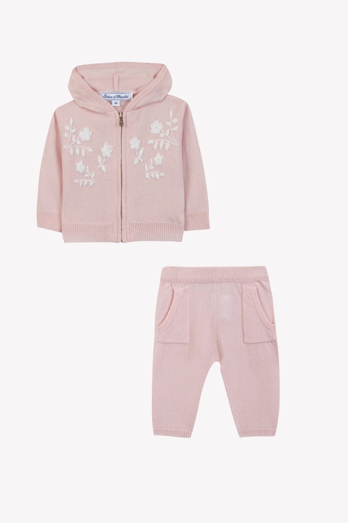 Tartine Knit Hooded Jogger Outfit