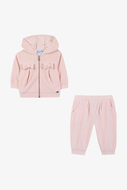 Tartine Hooded Bow Velour Outfit