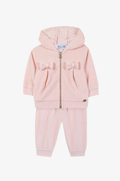 Tartine Hooded Bow Velour Outfit