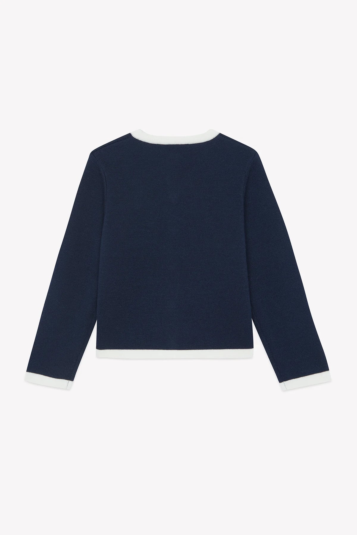 Tartine Knit Embro Button Cardigan