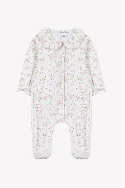 Tartine Floral Pointelle Footie