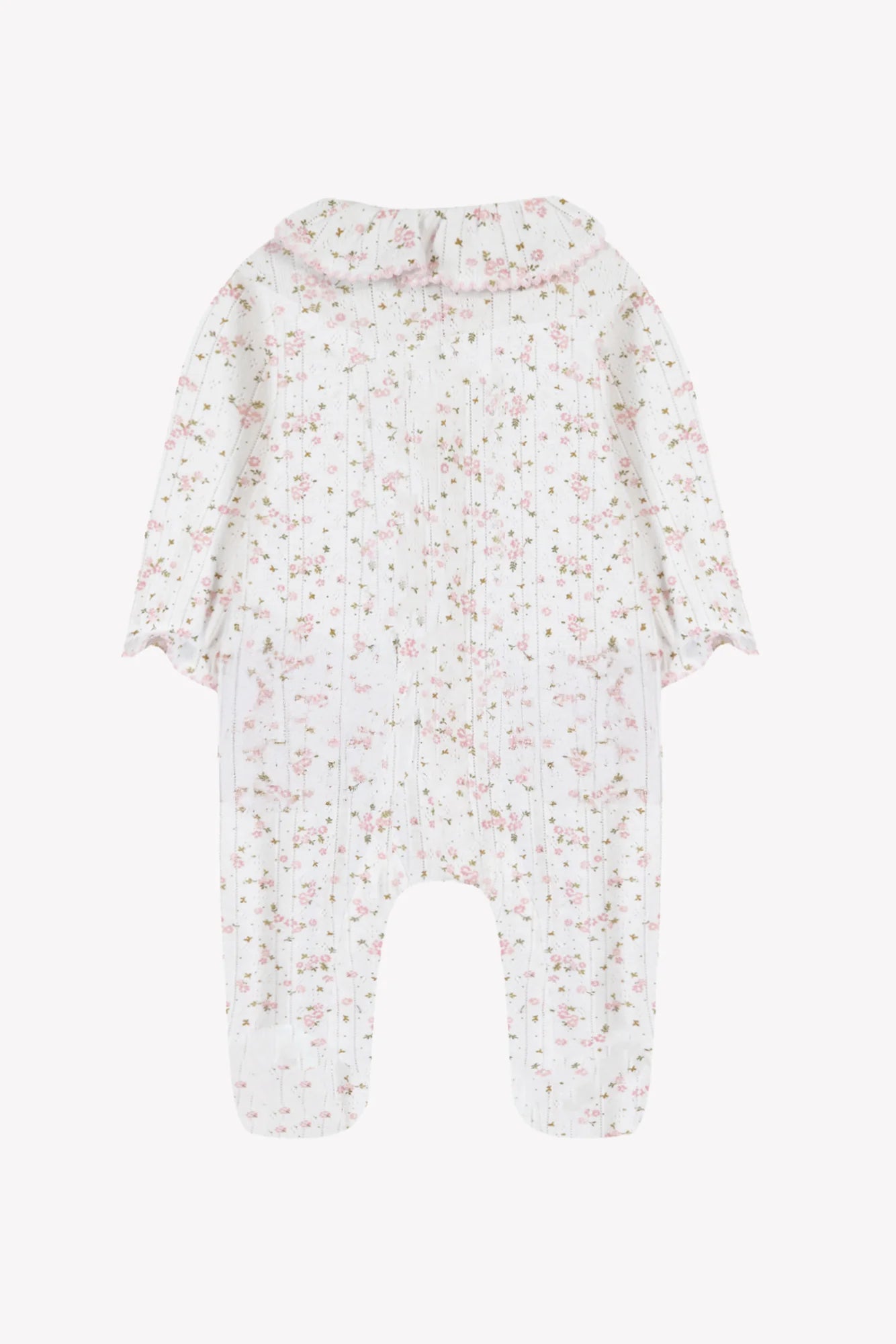 Tartine Floral Pointelle Footie