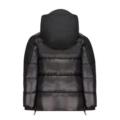 Scotch Bonnet Canvas Combo Hooded Puffer Jacket