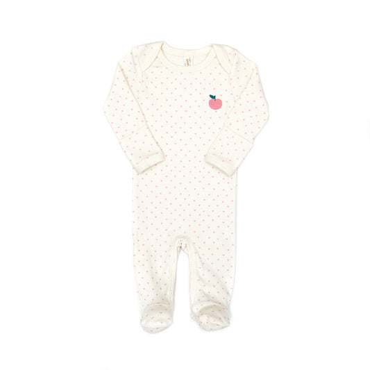 Tun Tun Baby 2Pc Ribbed Hearts Footie & Hat