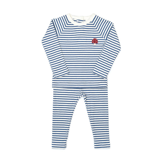 Tun Tun Adam Ribbed Striped Loungewear Set