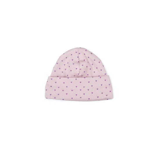 Tun Tun Baby Ribbed Hearts Hat