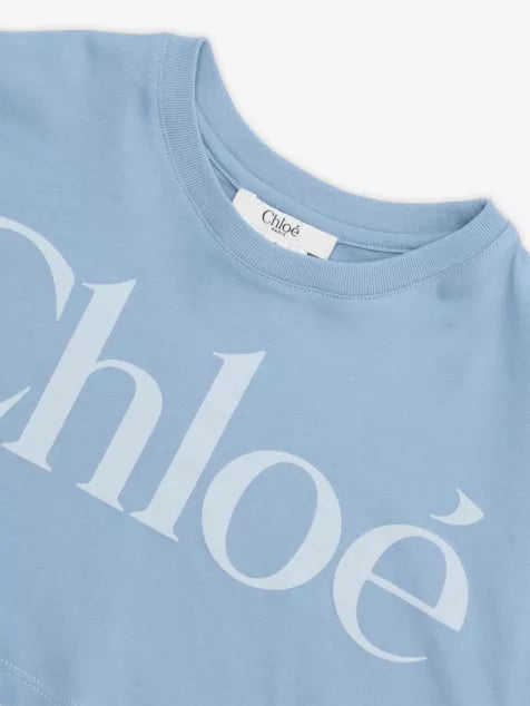 Chloe Cropped Logo T-shirt