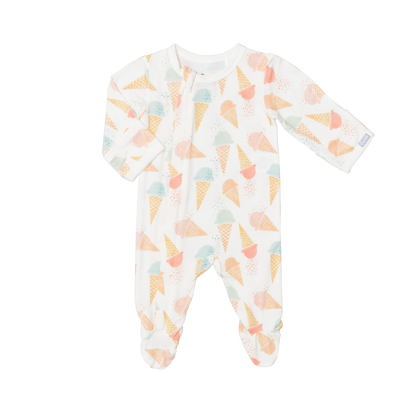 Coccoli 3Pc Ice Cream Cone Print Baby Set
