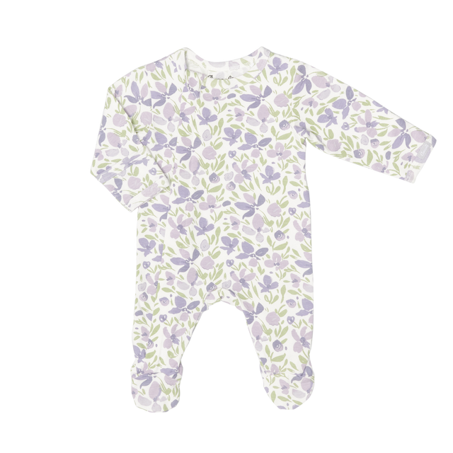 Coccoli 2Pc Violet Flowers Baby Set