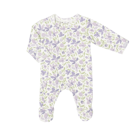 Coccoli 2Pc Violet Flowers Baby Set