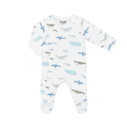Coccoli 3Pc Whale Print Baby Set