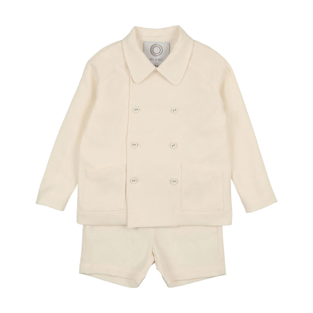 Coco Blanc Boy's Double Breasted Suit