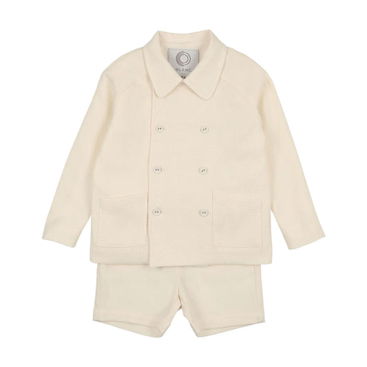 Coco Blanc Boy's Double Breasted Suit