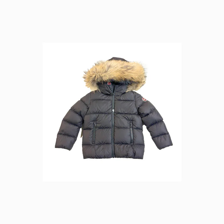 Colmar Baby Fur Trim Hooded Down Jacket