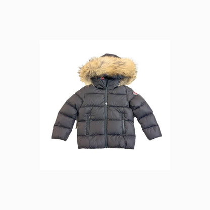 Colmar Baby Fur Trim Hooded Down Jacket