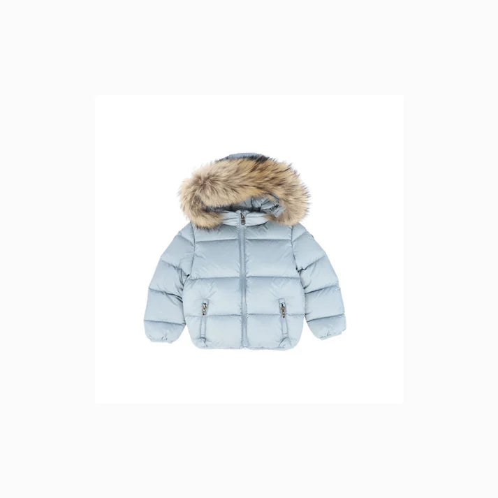 Colmar Baby Fur Trim Hooded Down Jacket
