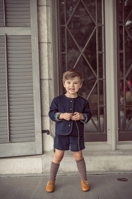 Coco Blanc Suspender Shorts